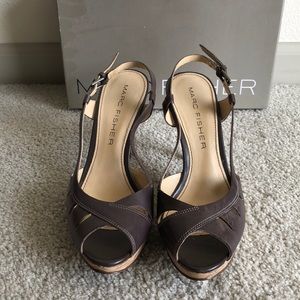Marc Fisher Brown Heels